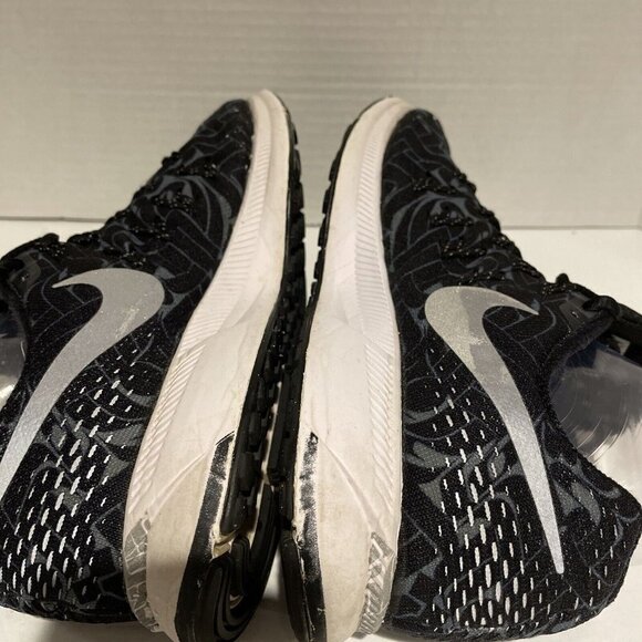 Nike Pegasus 33 Women's Size 8 Air Zoom Rostarr Running Shoes Black 859893-001 - Picture 10 of 14